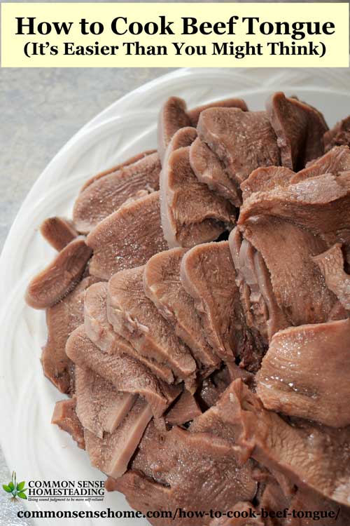 Learning how to cook beef tongue is easy. This simple cooking method creates a delicious cut of meat that can be served like roast - hot or cold.