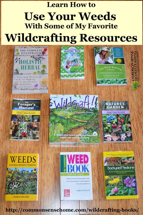 Learn how to use your weeds with some of my favorite wildcrafting books and resources. Get help with identification, control and uses for food and medicine.