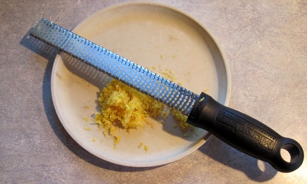 lemon zest for homemade extract
