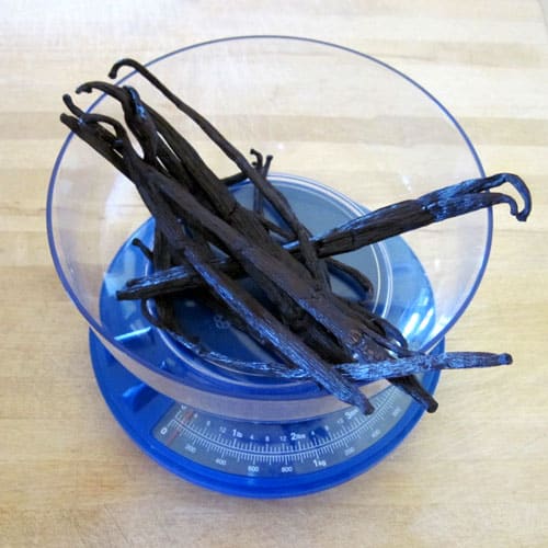 vanilla beans for homemade extract