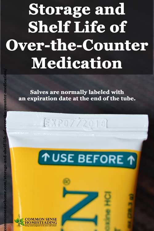Storage and Shelf Life of Over-the-Counter Medication - How to correctly store medication, which medications should not be taken past their expiration date.