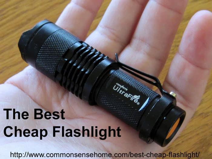The Best Cheap Flashlight - Our recommendation for an inexpensive (under$10), durable, multipurpose flashlight that is great for everyday emergencies.
