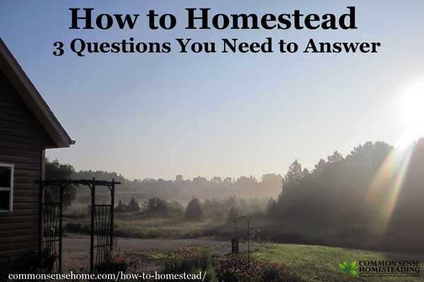 How to homestead wherever you are with what you have. There's never been a better time to become more self-reliant and regain lost skills.