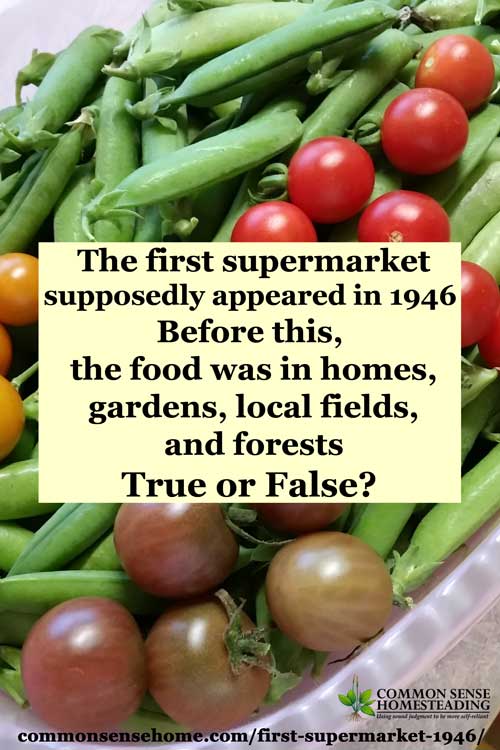 There's a super popular quote from Joel Salatin about the first supermarket that is much beloved by the local food movement - but is it true?
