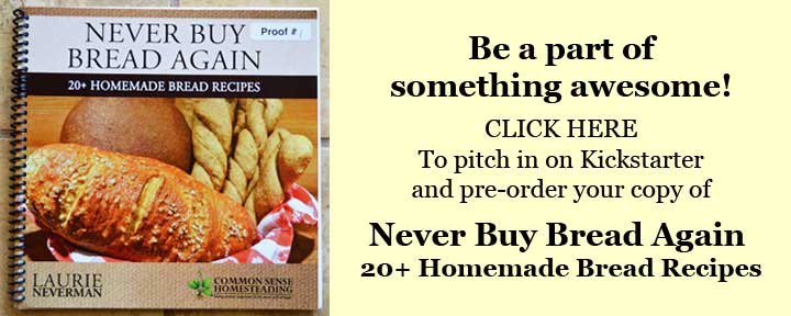 Get Your Copy of Never Buy Bread Again