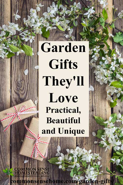 Garden gifts that are functional and fun for the devoted green thumb gardener, curious youngster or gardener that's ready to dive into food preservation.