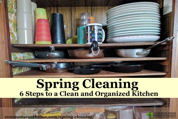 Spring cleaning doesn't have to be overwhelming! Use these simple steps to get your kitchen clean and ready for another season of delicious food.