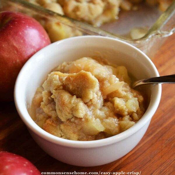 Easy Apple Crisp Without Oats