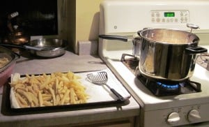 making fries with tallow