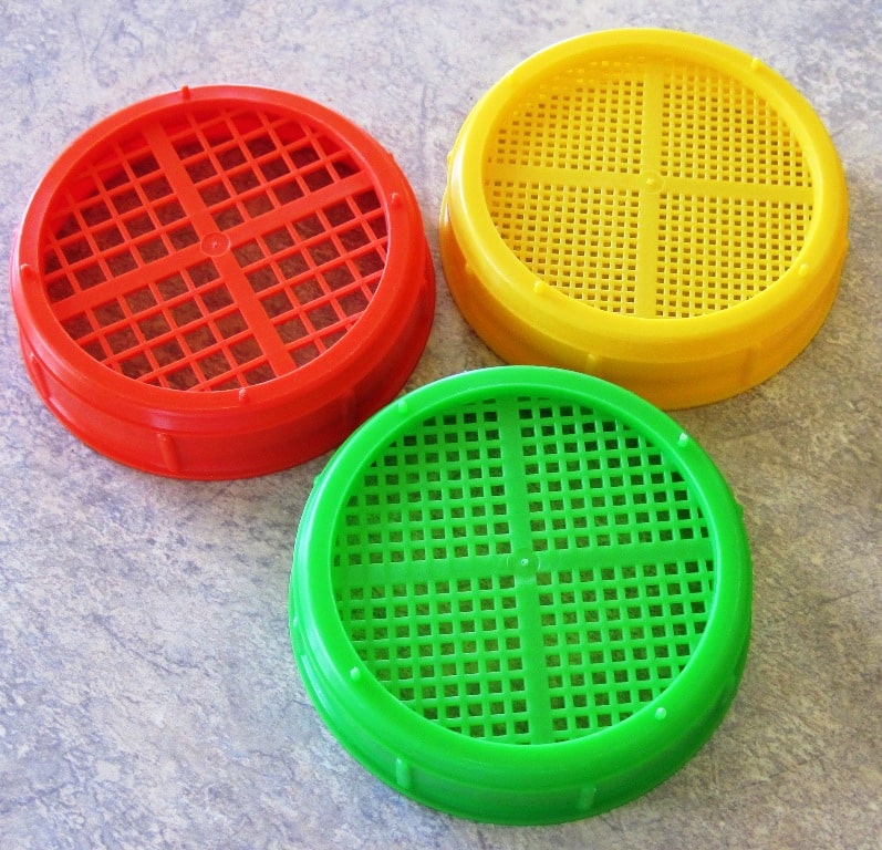 Econo-topper sprout lids @ Common Sense Home