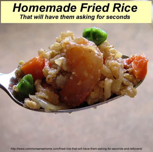 homemade fried rice