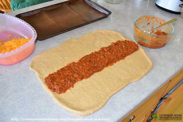 Duncan's "Meat in a Loaf" stuffed sandwich bread - the leftover makeover your kids will love! Easy and budget friendly.