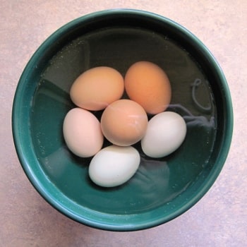 cooling eggs