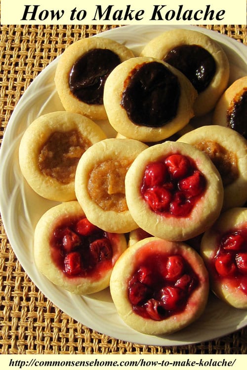 How to Make Kolache, a lightly sweetened Czech pastry