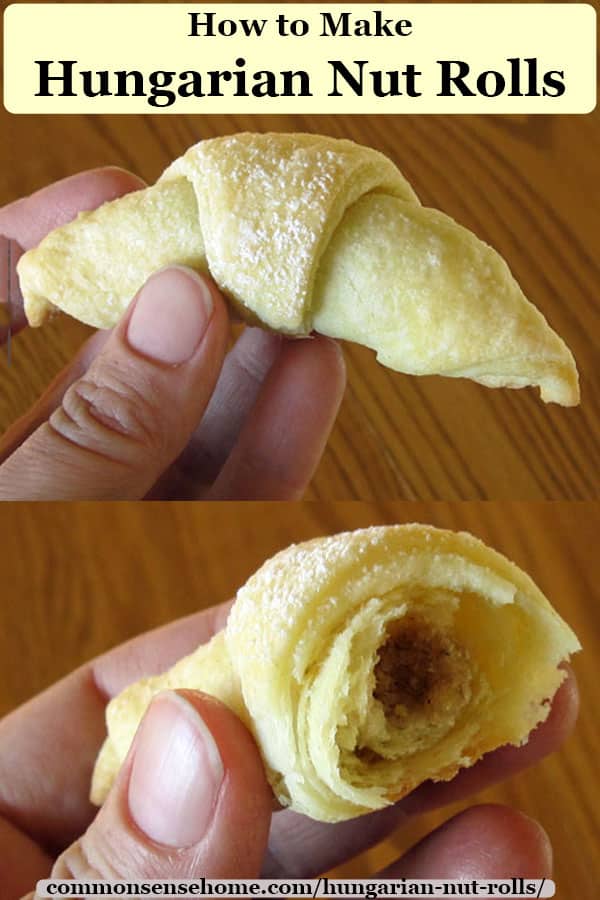 Hungarian nut rolls