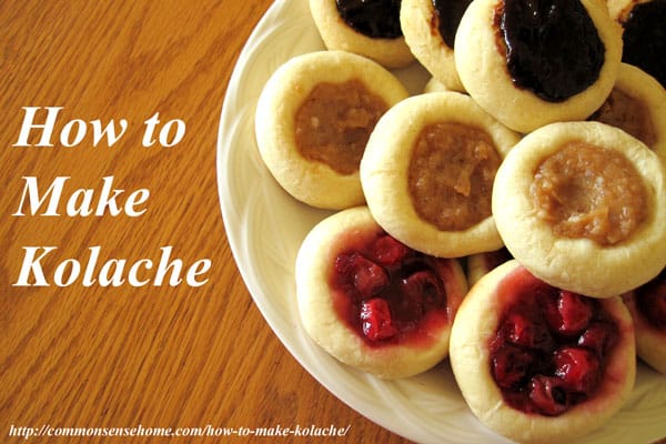 How to Make Kolache, a lightly sweetened Czech pastry