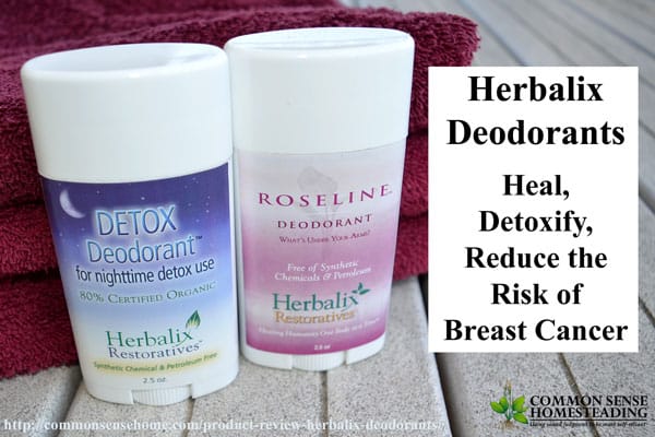Herbalix Deodorants – Heal, Detoxify, Reduce the Risk of Breast Cancer