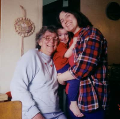 Grandma, lil' Dunc and me
