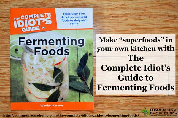 The Complete Idiot's Guide to Fermenting Foods review. Learn how and why to ferment foods safely and easily in your own kitchen.