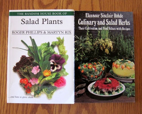 slad plant recipe books