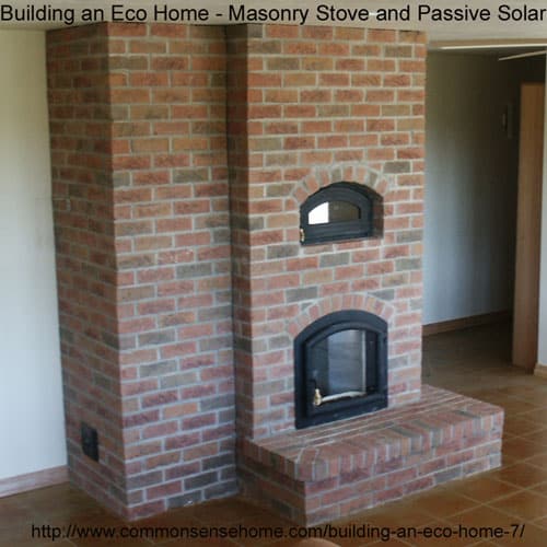 Building an Eco Home – part 7 of 8 – Masonry Stove and Passive Solar
