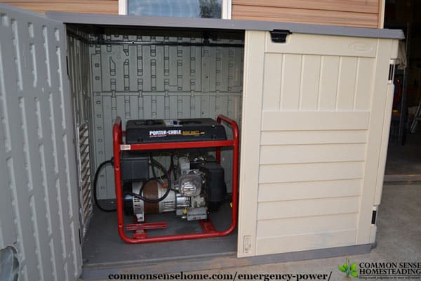 emergency power generator