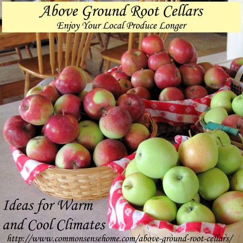 Food Storage-'Root Cellars'-Underground Storage Above-ground-root-cellars