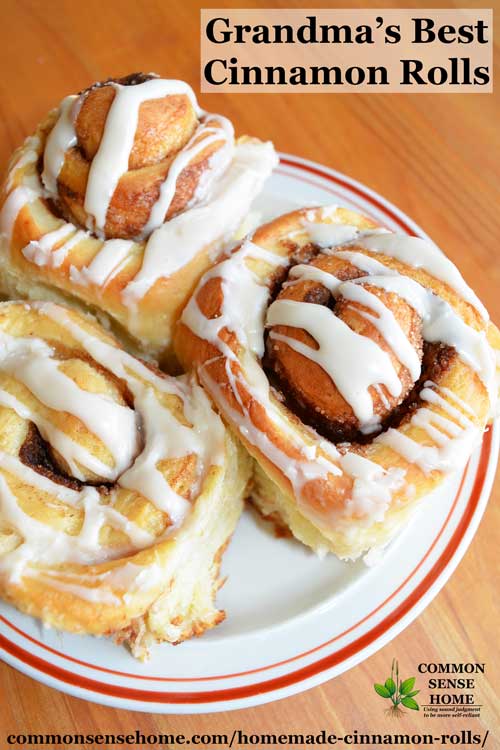 Homemade cinnamon rolls