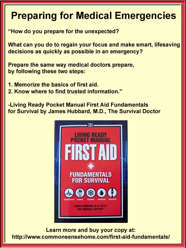 Living Ready Pocket Manual - First Aid Fundamentals for Survival extremely practical addition to every home library and preparedness kit.