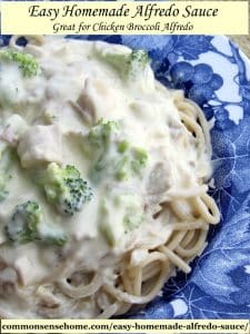 Easy Homemade Alfredo Sauce - Great for Chicken Alfredo