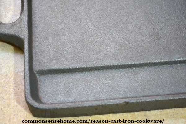 unseasoned cast iron griddle