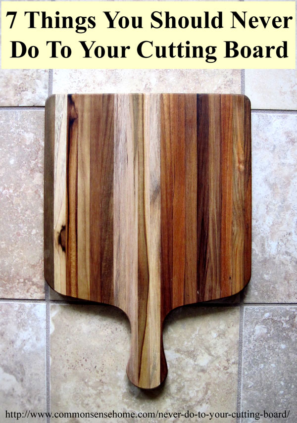 7 Horrible Things You're Doing To Your Cutting Boards