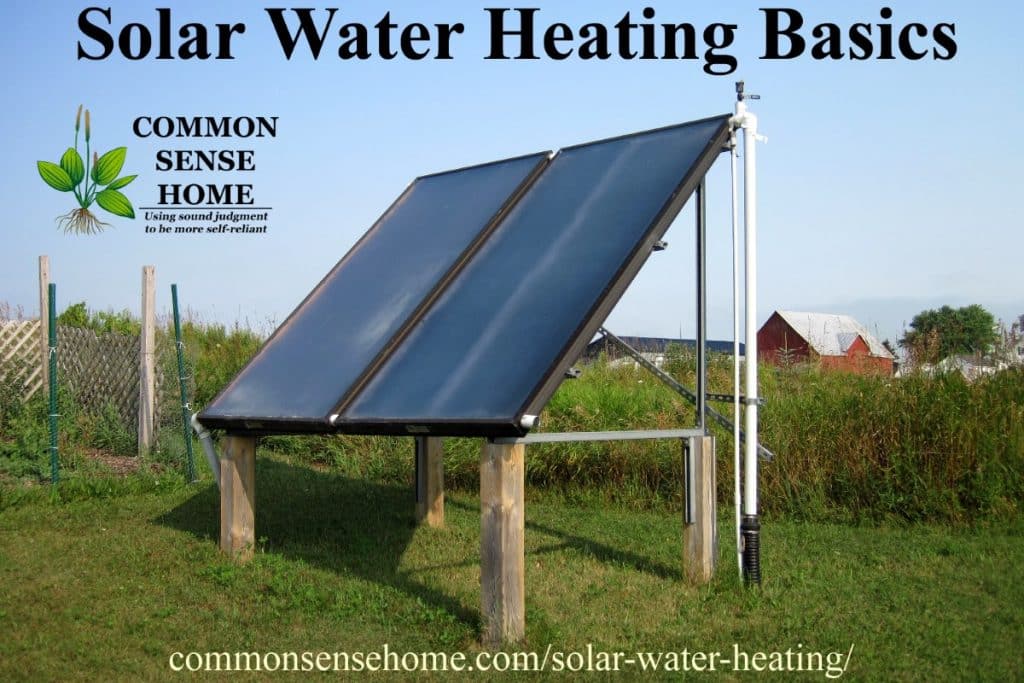 solar water heating panels