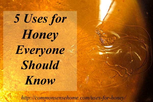 5 Uses for Honey Everyone Should Know - Find out why honey is a "must have" in your pantry and medicine cabinet.