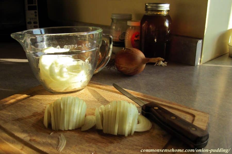 Onion Pudding