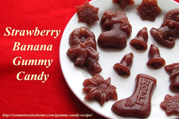 Homemade Strawberry-Banana Gummy Candy Recipe