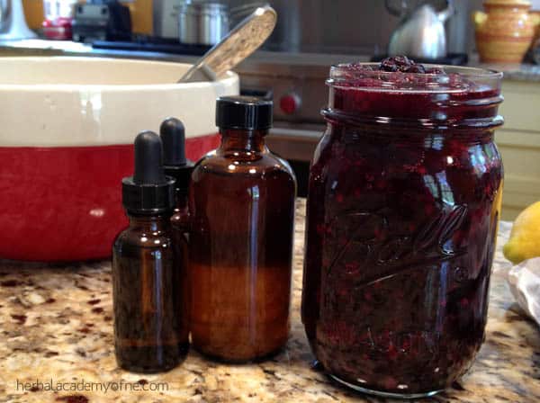 10 Easy Herbal Gifts to Enjoy Now, Plus One Gift That Lasts All Year Long - Raw homemade berry jam with an herbal kick