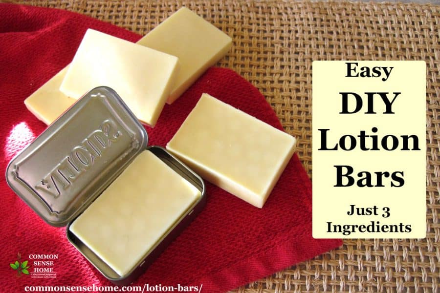 DIY lotion bars