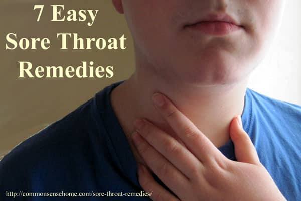 7 Easy Sore Throat Remedies