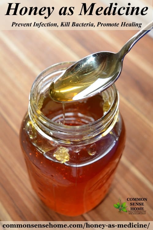 honey jar close up