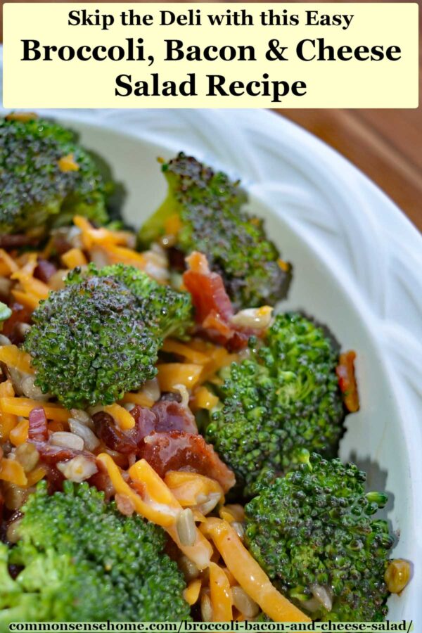 broccoli bacon and cheese salad