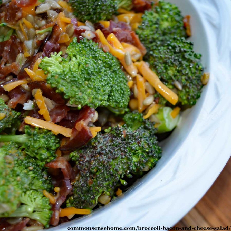 Broccoli Bacon And Cheese Salad Recipe Ready In Minutes