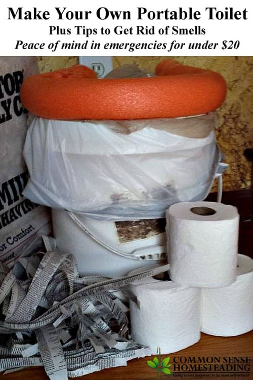 How to Build a simple DIY Portable Toilet AKA Emergency Relief System (ERS), plus tips to get rid of the smell. Peace of mind in emergencies for under $20.