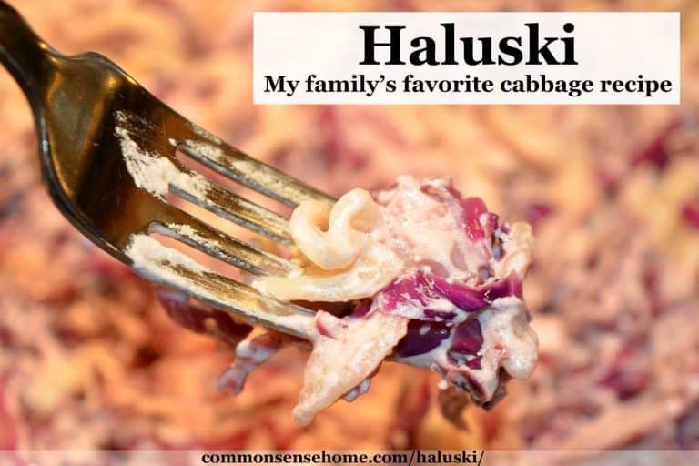 Haluski – Cabbage and Noodles – Easy, Frugal Comfort Food