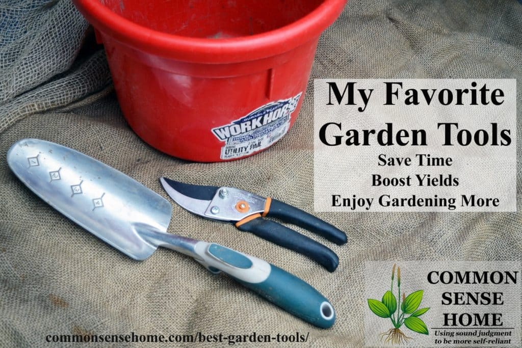 Assortment of garden tools