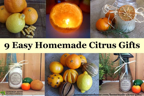 9 Easy Homemade Citrus Gifts