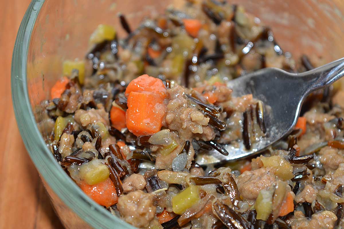 ground beef and wild rice casserole