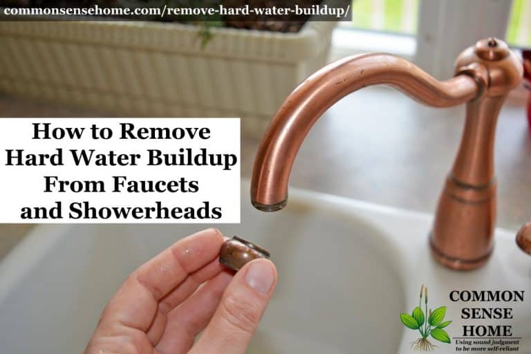 How to Remove Hard Water Buildup From Faucets and Showerheads