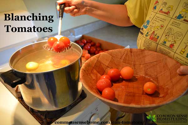 Can tomatoes at home - with or without a canner. Here are the tools you need and step by step instructions (with photos!) for safe and easy tomato canning.