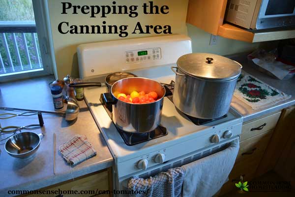 Can tomatoes at home - with or without a canner. Here are the tools you need and step by step instructions (with photos!) for safe and easy tomato canning.